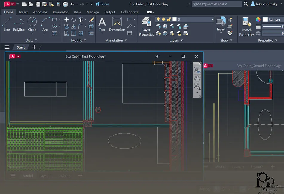 یادگیری نرم افزار اتوکد